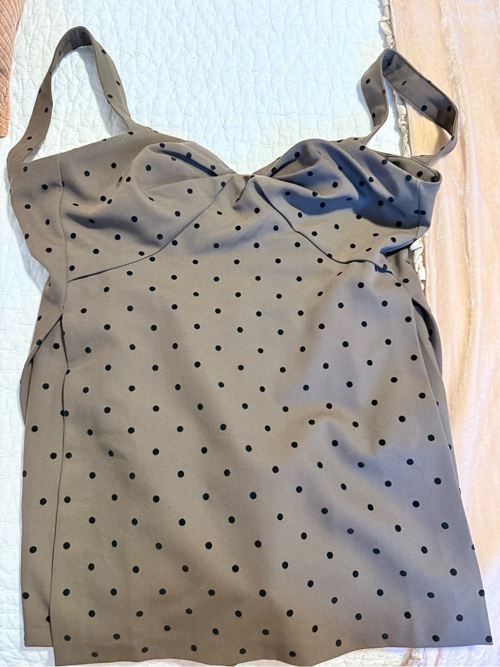 Amanda Uprichard polka dot romper